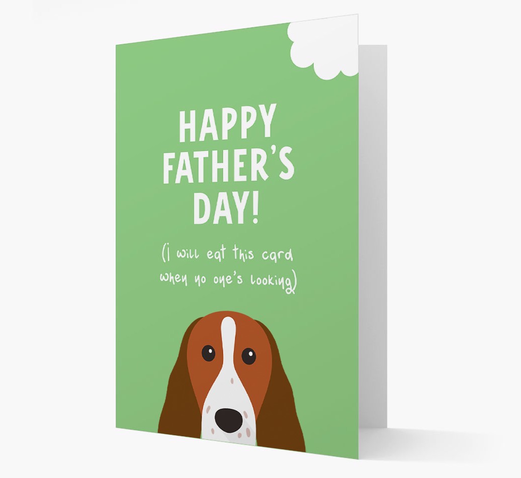 Happy Father's Day: Personalised {breedFullName} Card