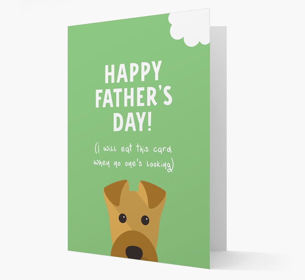 Happy Father's Day: Personalised {breedFullName} Card