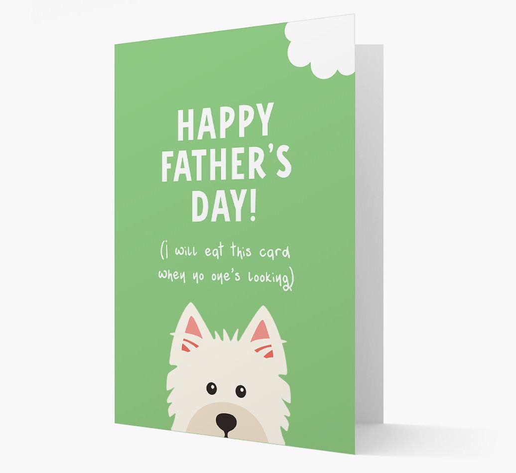 Happy Father's Day: Personalised {breedFullName} Card
