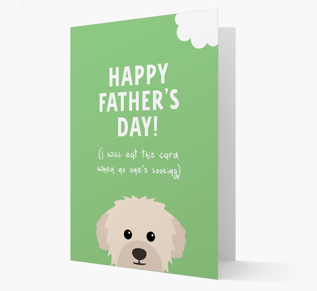 Happy Father's Day: Personalised {breedFullName} Card