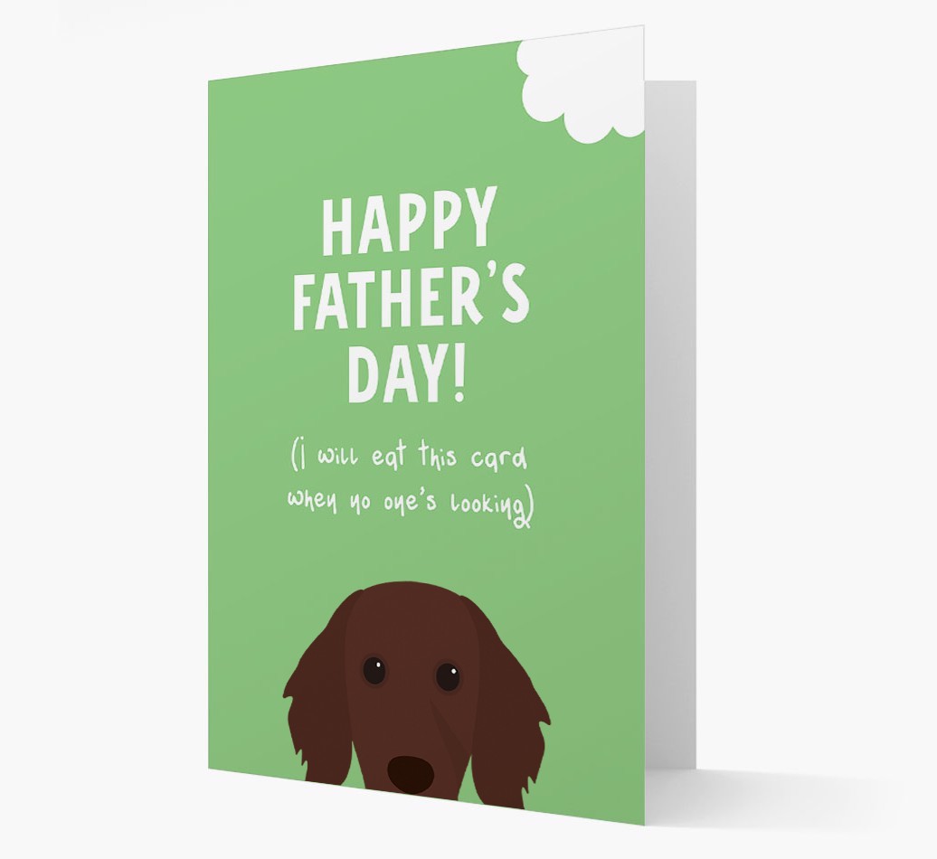 Happy Father's Day: Personalised {breedFullName} Card