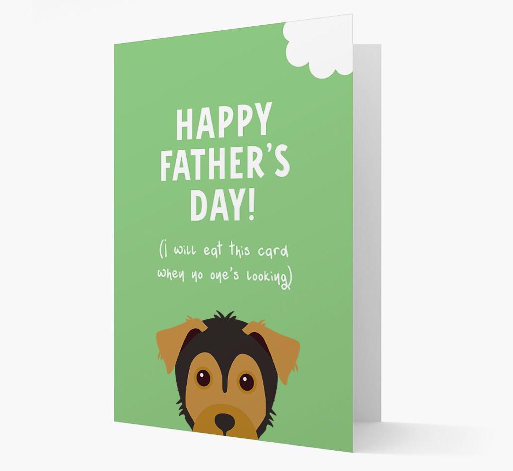 Happy Father's Day: Personalised {breedFullName} Card