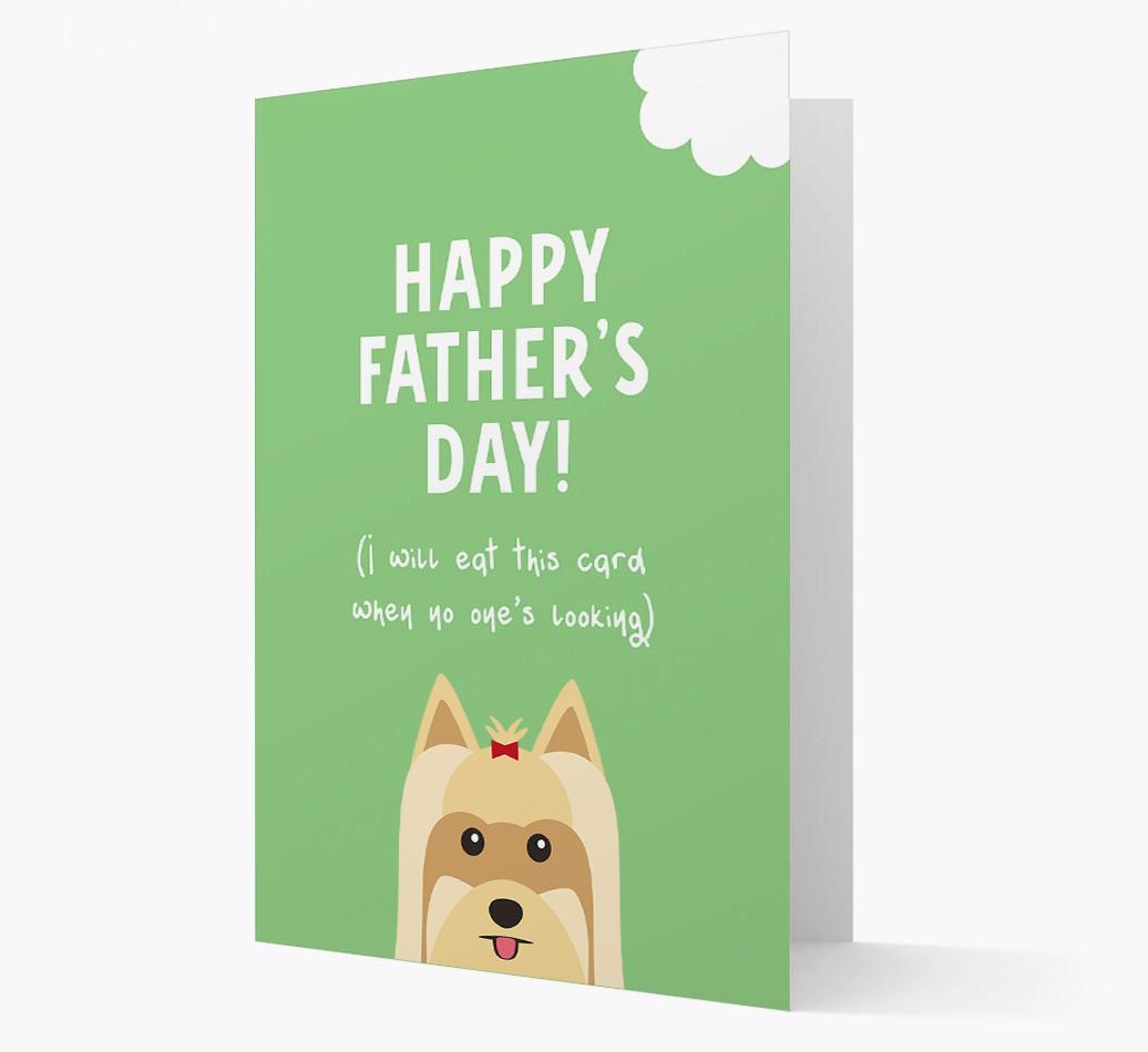 Happy Father's Day: Personalised {breedFullName} Card