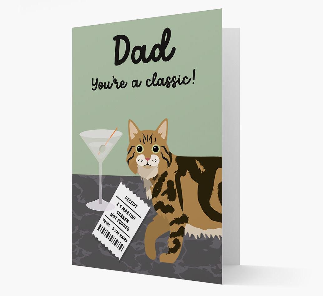 Dad, You're A Classic: Personalised {breedCommonName} Card