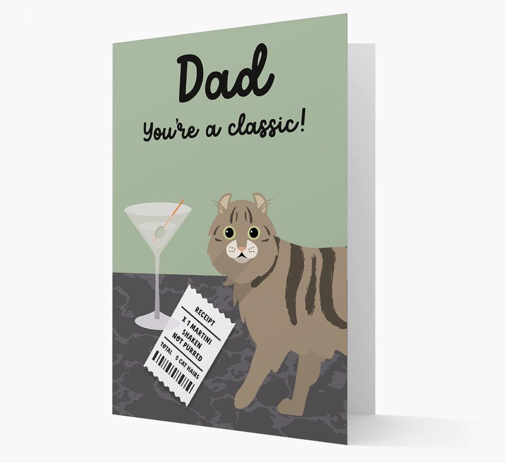 Dad, You're A Classic: Personalised {breedCommonName} Card
