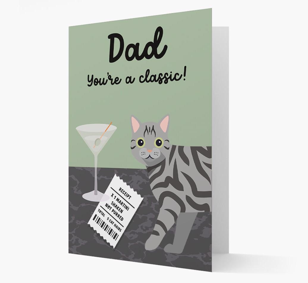 Dad, You're A Classic: Personalised {breedCommonName} Card