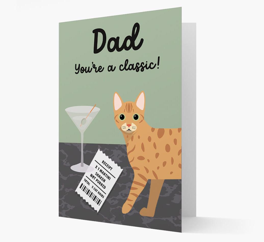 Dad, You're A Classic: Personalised {breedCommonName} Card
