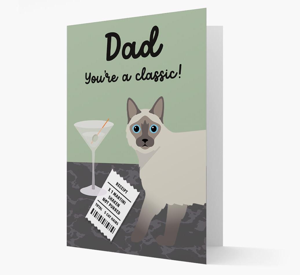 Dad, You're A Classic: Personalised {breedCommonName} Card