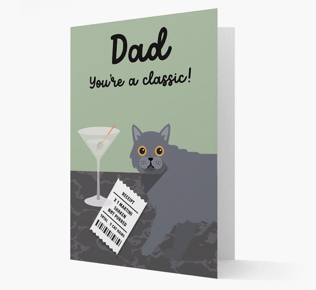 Dad, You're A Classic: Personalised {breedCommonName} Card