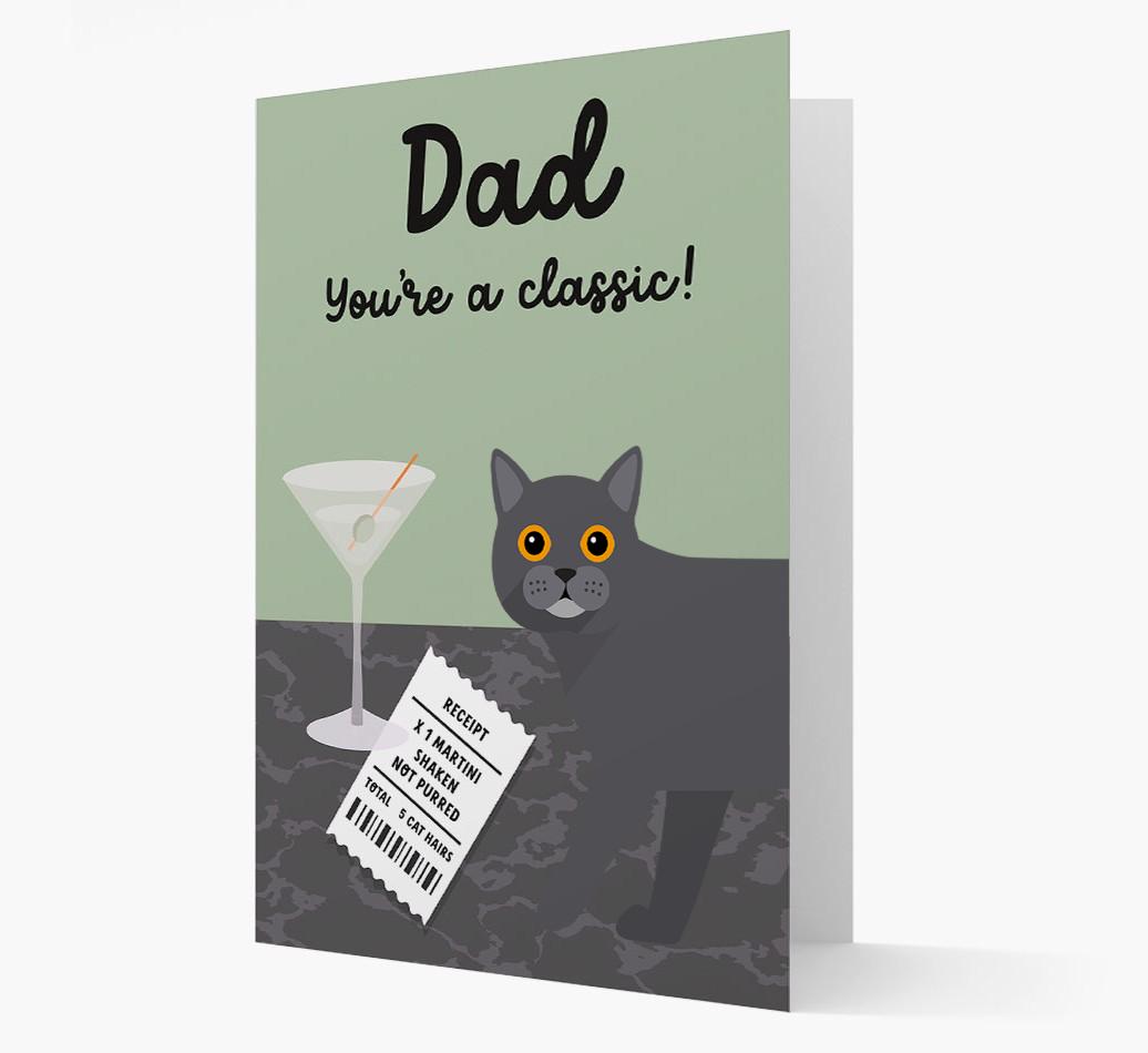 Dad, You're A Classic: Personalised {breedCommonName} Card