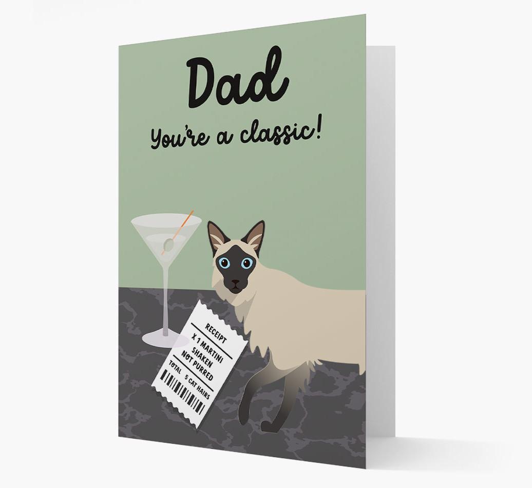 Dad, You're A Classic: Personalised {breedCommonName} Card