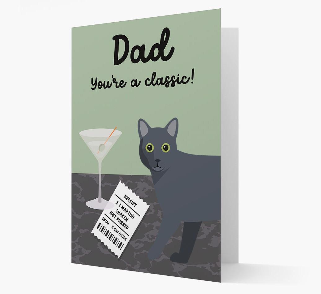 Dad, You're A Classic: Personalised {breedCommonName} Card