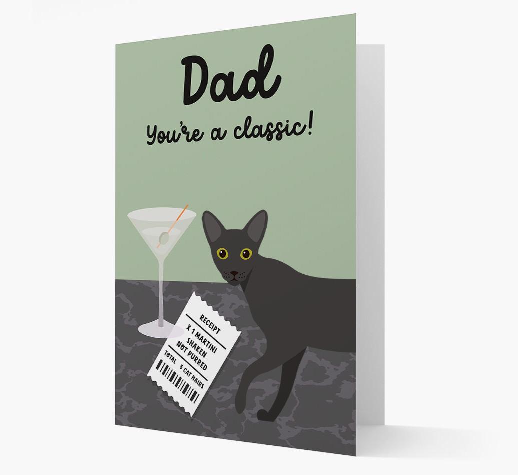 Dad, You're A Classic: Personalised {breedCommonName} Card