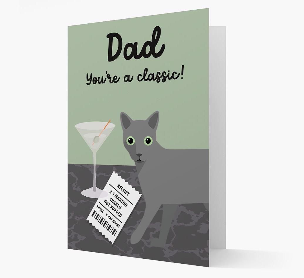 Dad, You're A Classic: Personalised {breedCommonName} Card