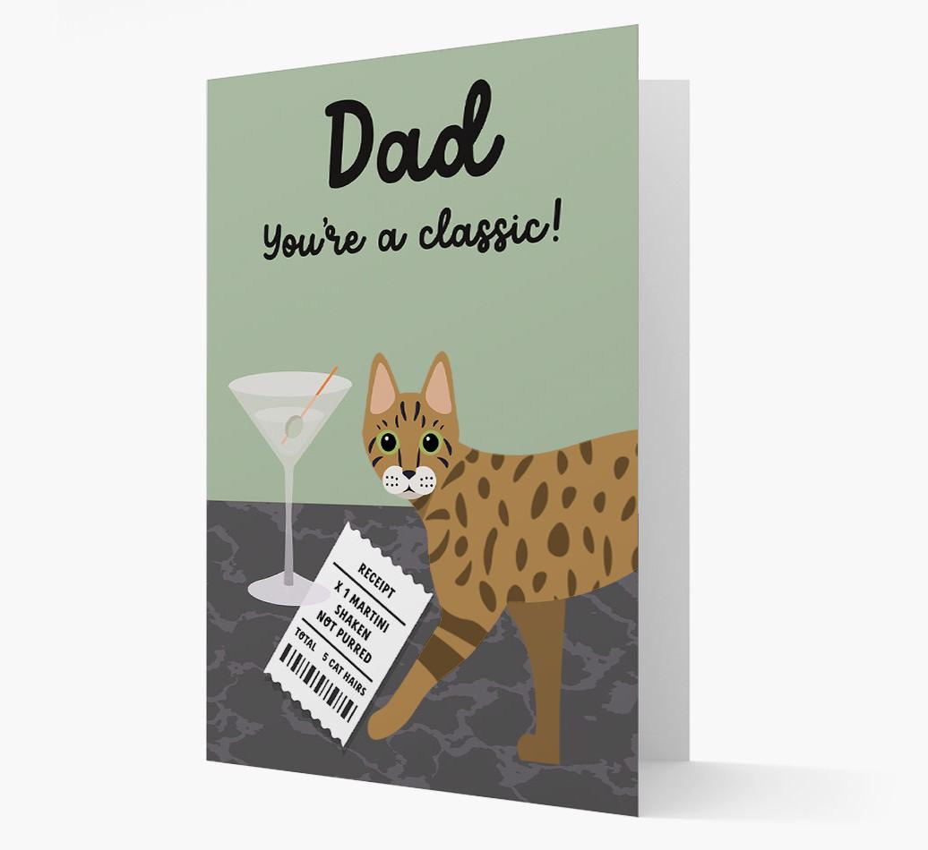 Dad, You're A Classic: Personalised {breedCommonName} Card