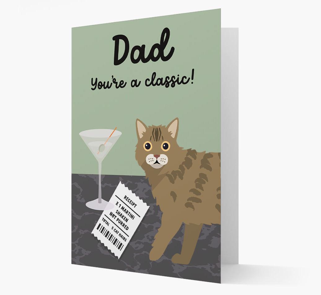 Dad, You're A Classic: Personalised {breedCommonName} Card
