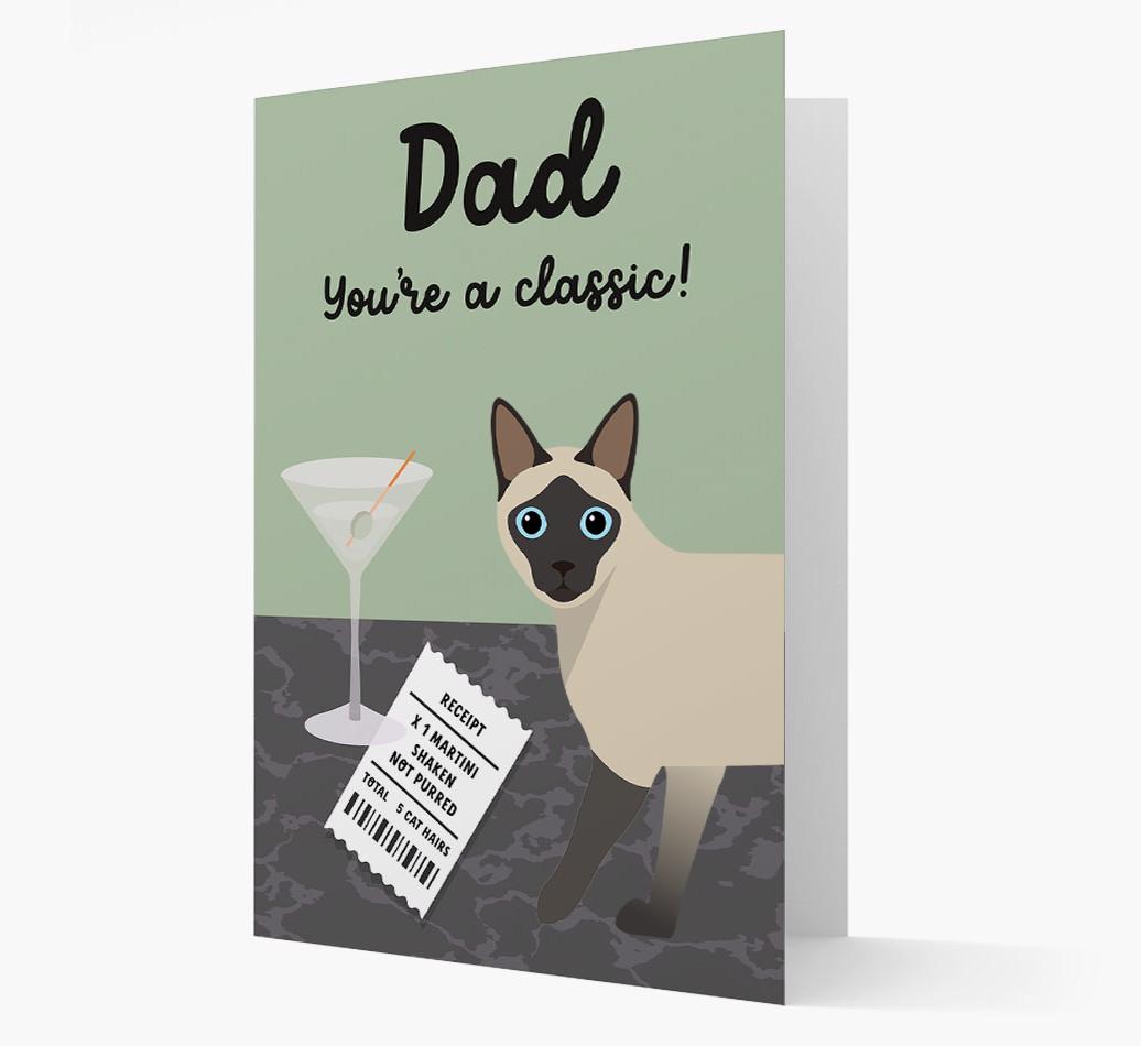 Dad, You're A Classic: Personalised {breedCommonName} Card