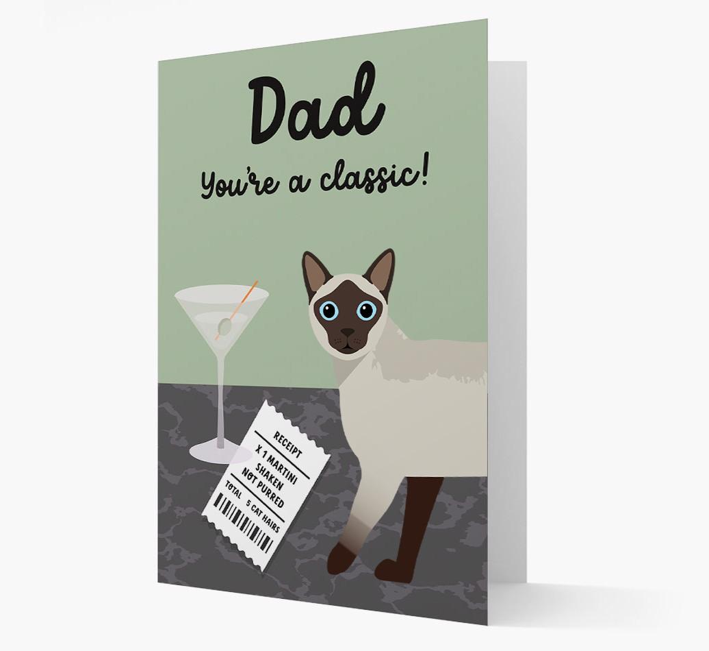 Dad, You're A Classic: Personalised {breedCommonName} Card