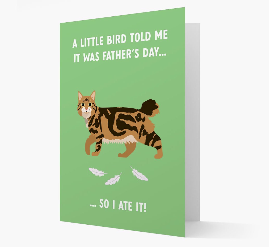Personalised Father's Day Cat Gifts
