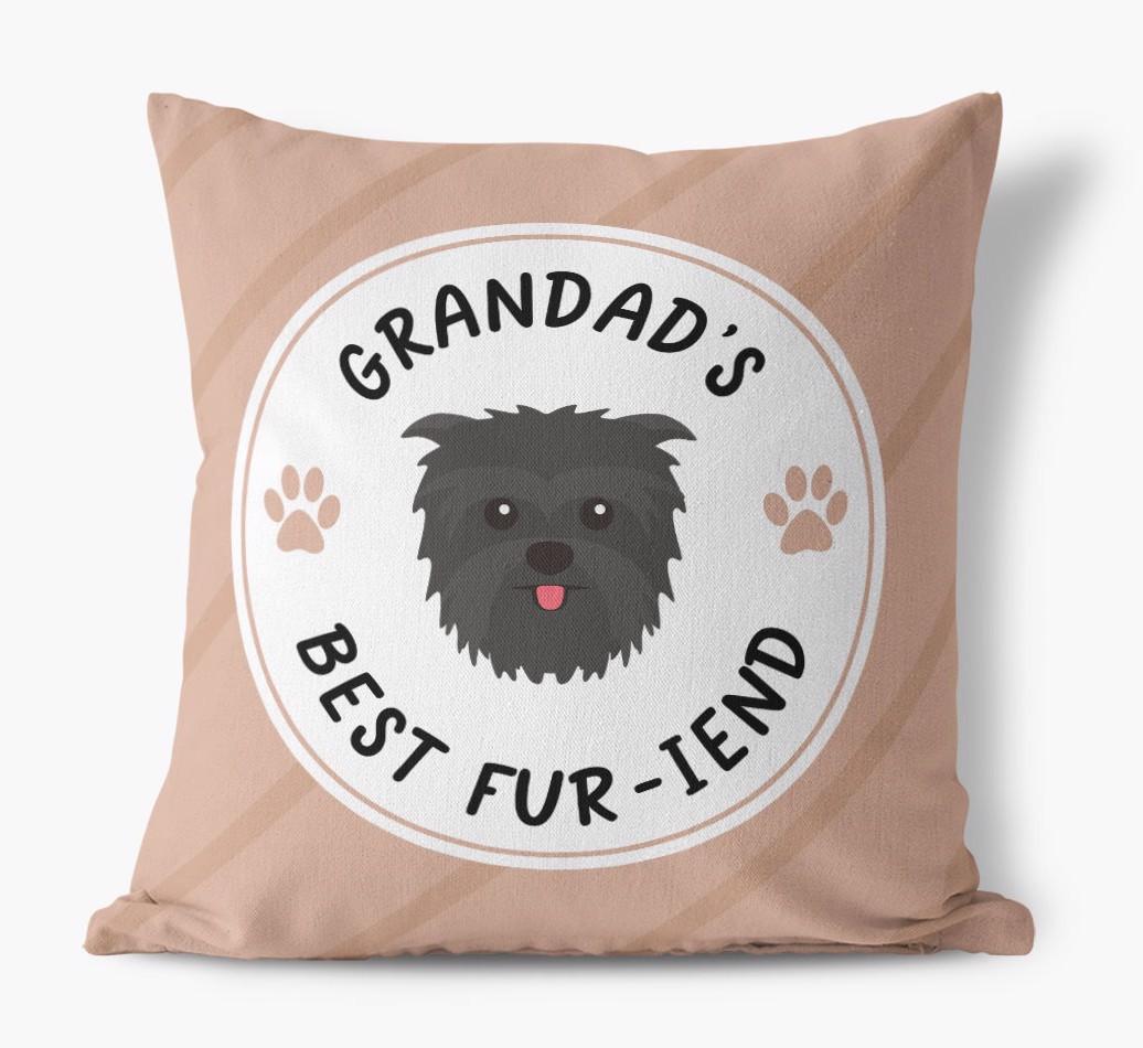 Grandad's Best Fur-iend: Personalised {breedFullName} Cushion