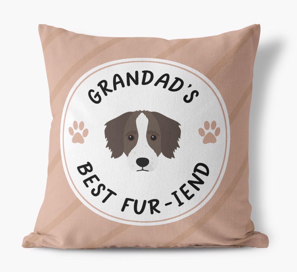 Grandad's Best Fur-iend: Personalised {breedFullName} Cushion