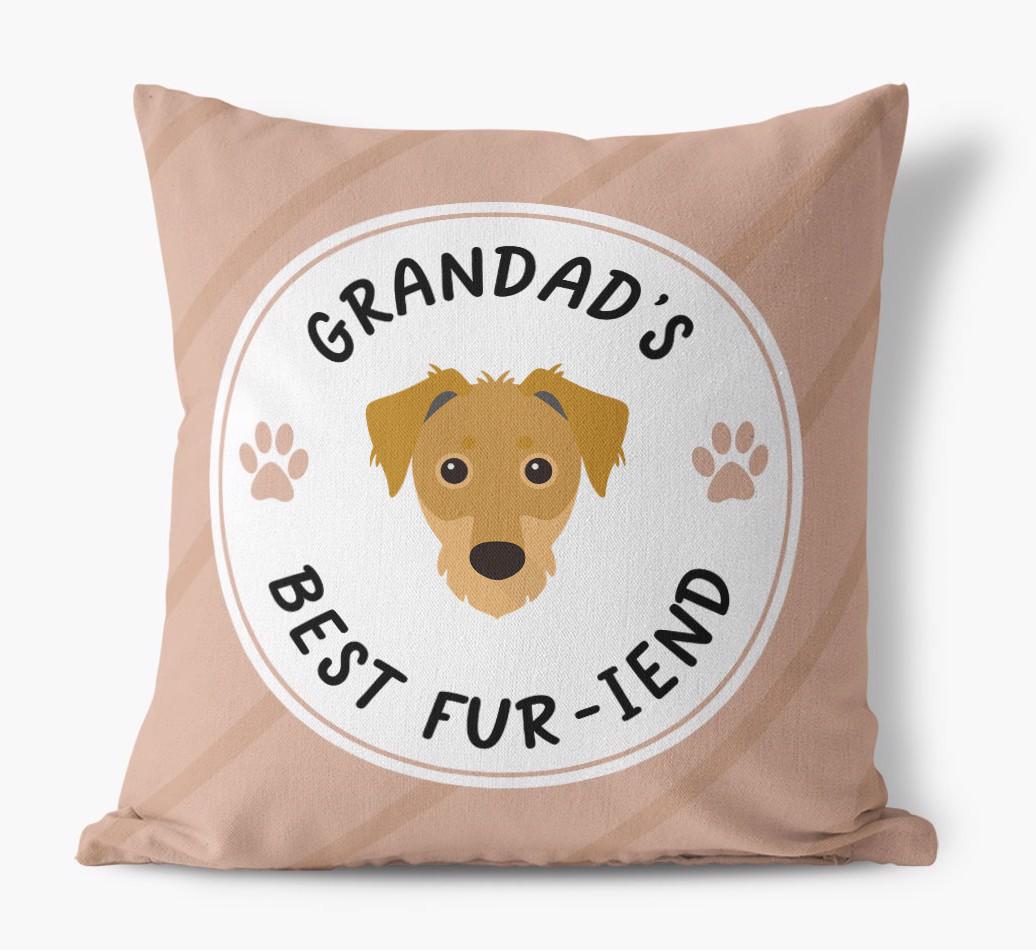 Grandad's Best Fur-iend: Personalised {breedFullName} Cushion