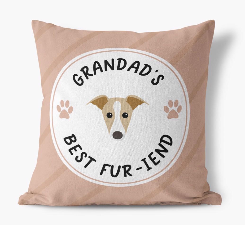 Grandad's Best Fur-iend: Personalised {breedFullName} Cushion
