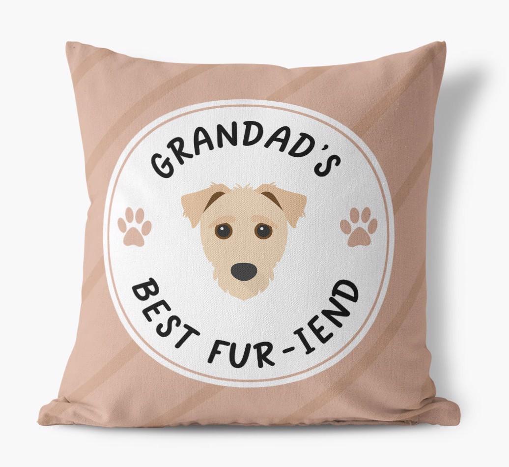Grandad's Best Fur-iend: Personalised {breedFullName} Cushion