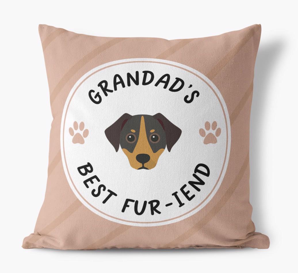 Grandad's Best Fur-iend: Personalised {breedFullName} Cushion