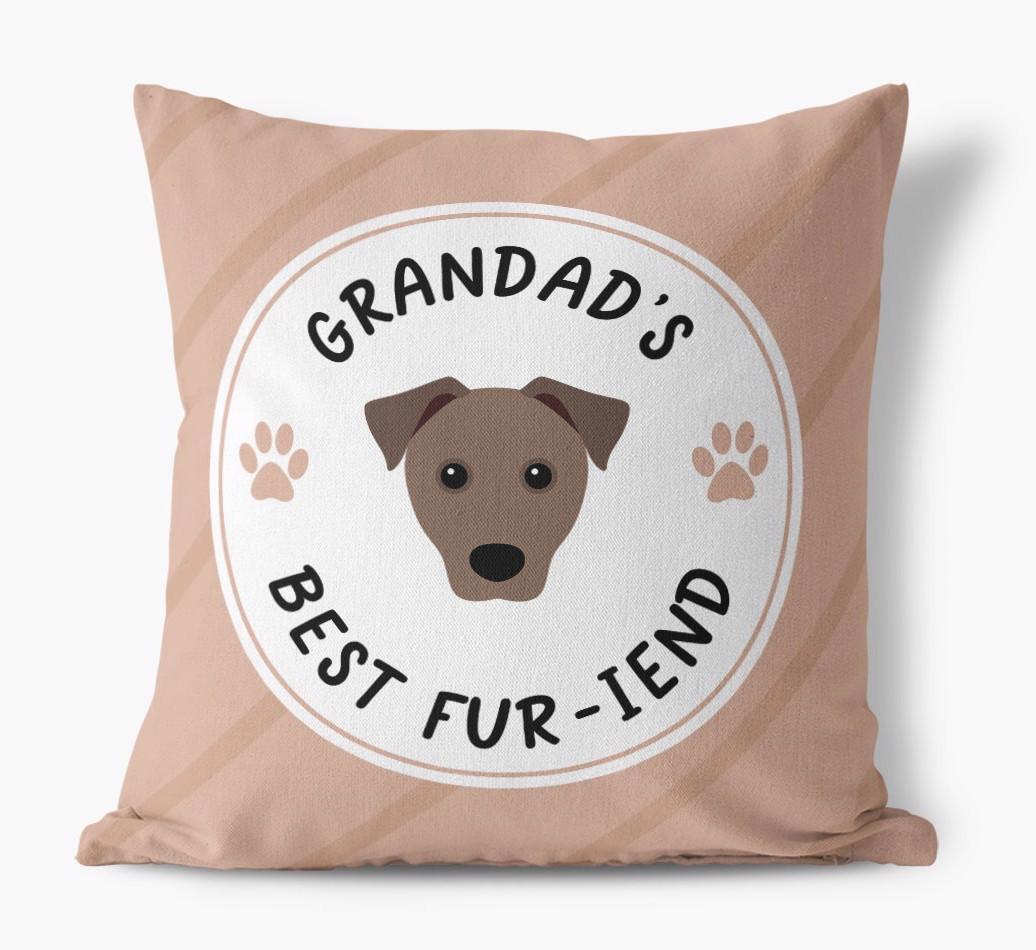 Grandad's Best Fur-iend: Personalised {breedFullName} Cushion