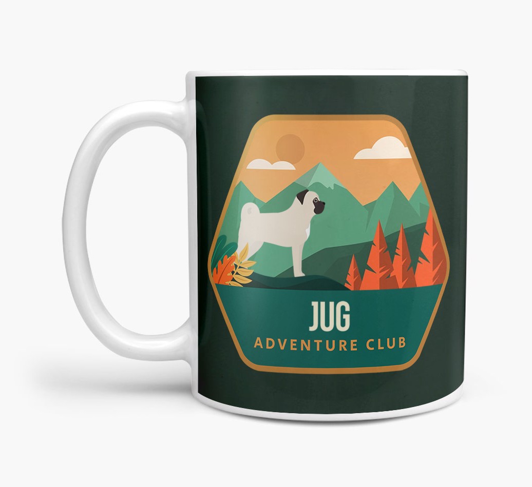 Adventure Club: Personalised {breedCommonName} Mug