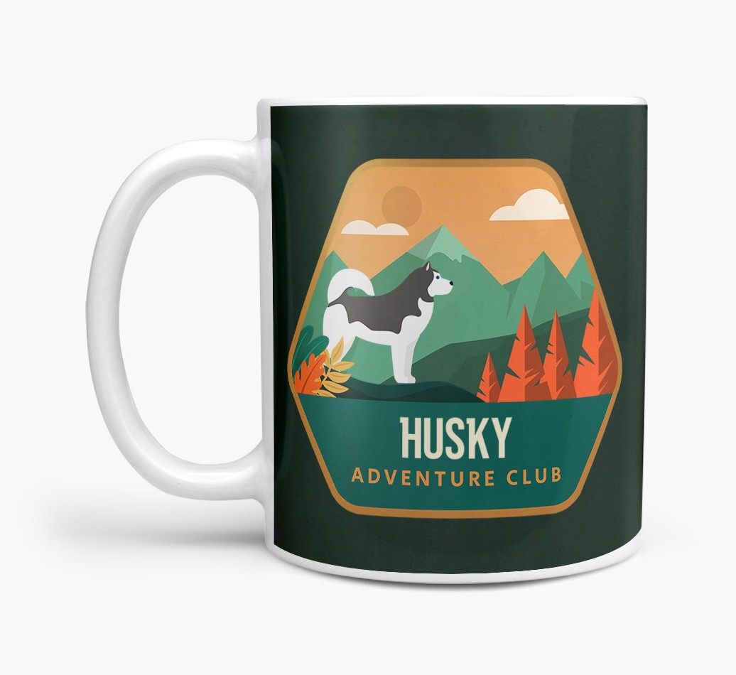 Adventure Club: Personalized {breedCommonName} Mug