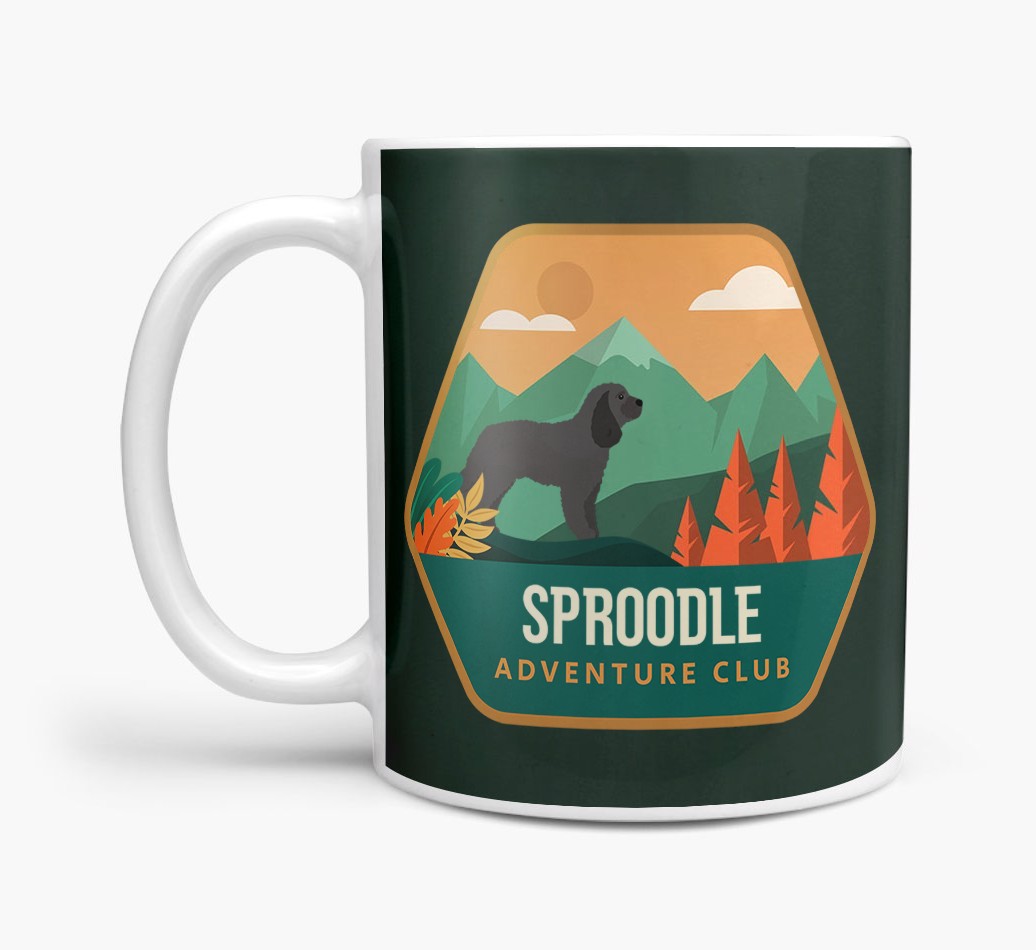 Adventure Club: Personalised {breedCommonName} Mug