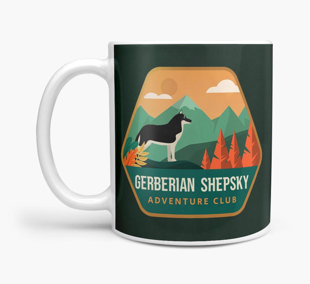 Adventure Club: Personalized {breedCommonName} Mug