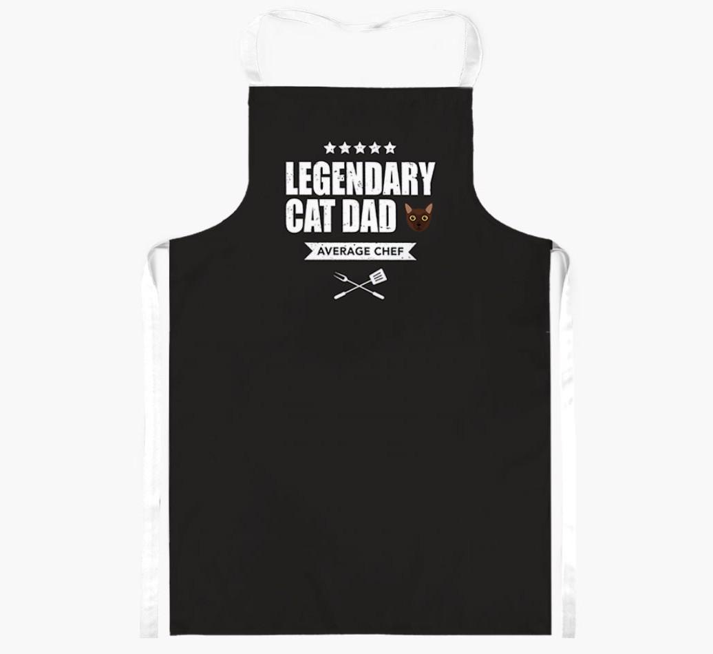 Legendary Cat Dad: Personalised {breedShortName} Apron