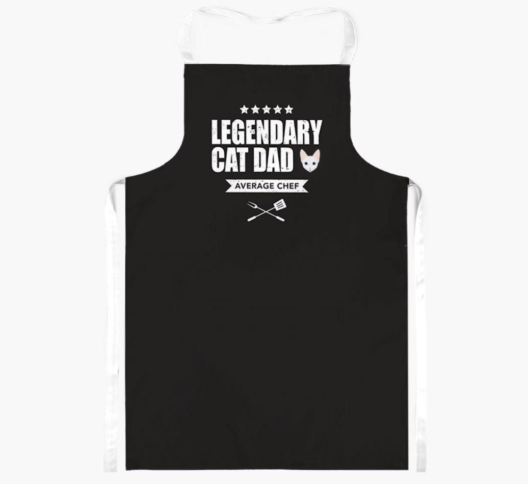 Legendary Cat Dad: Personalised {breedShortName} Apron