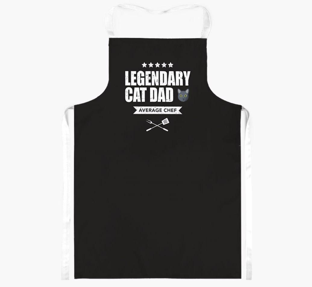 Legendary Cat Dad: Personalised {breedShortName} Apron
