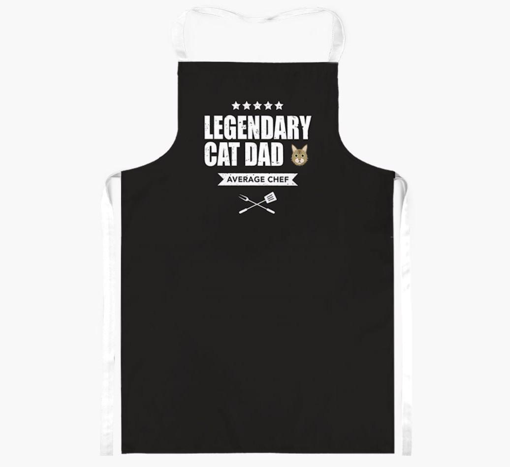 Legendary Cat Dad: Personalised {breedShortName} Apron