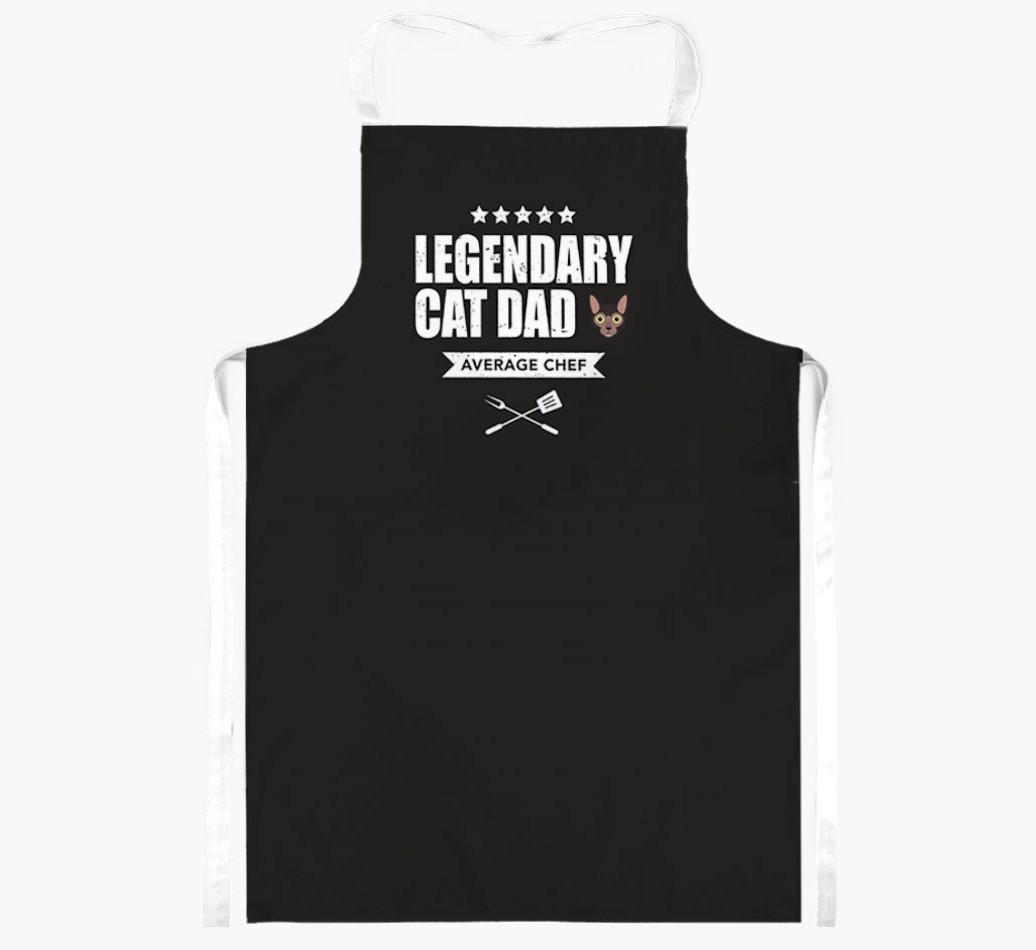 Legendary Cat Dad: Personalised {breedShortName} Apron