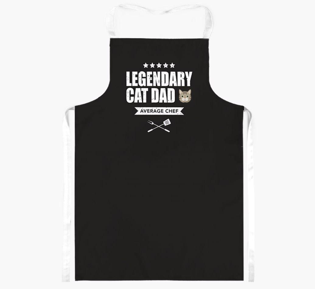 Legendary Cat Dad: Personalised {breedShortName} Apron