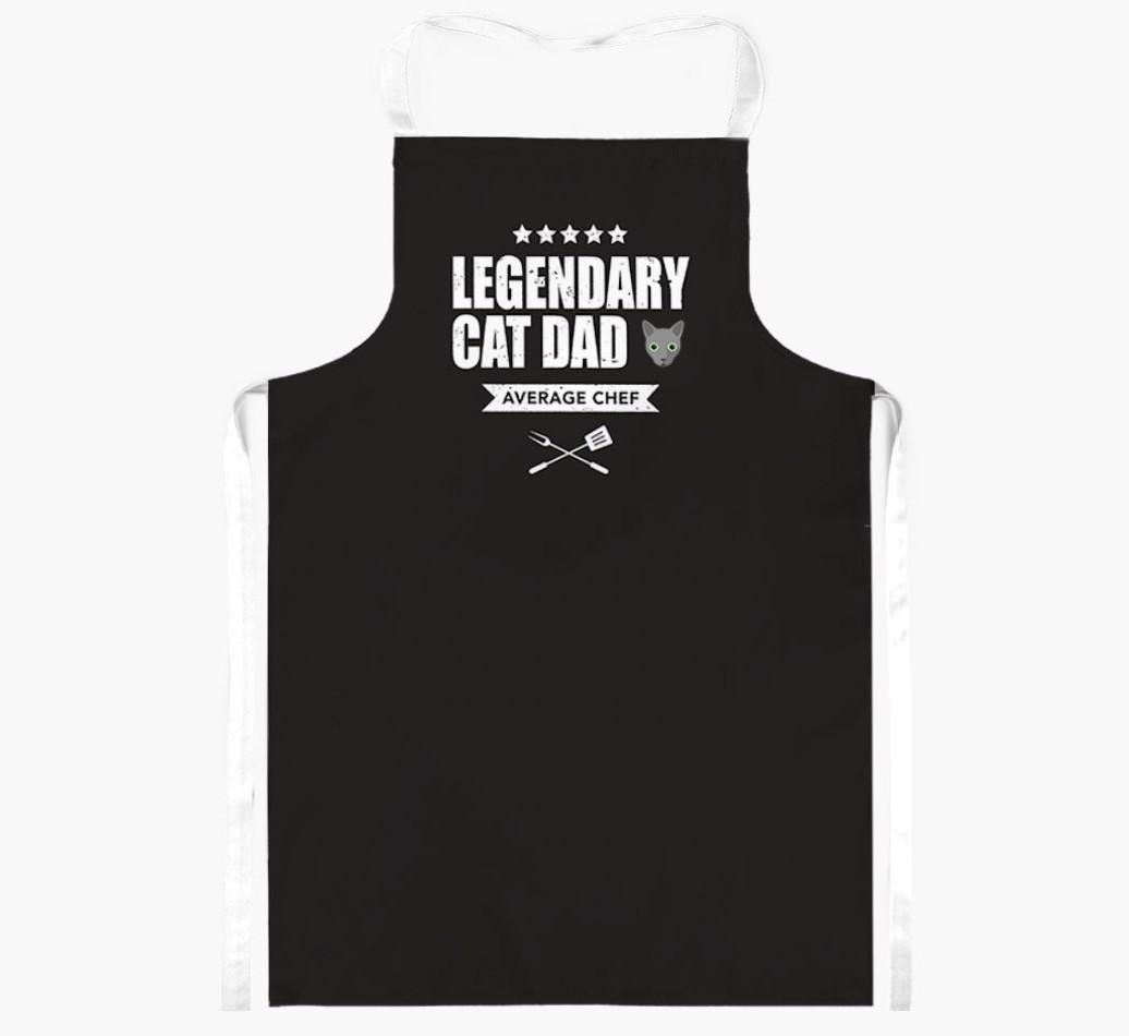 Legendary Cat Dad: Personalised {breedShortName} Apron