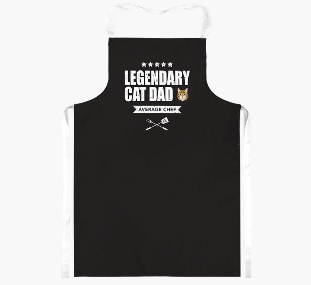 Legendary Cat Dad: Personalised {breedShortName} Apron