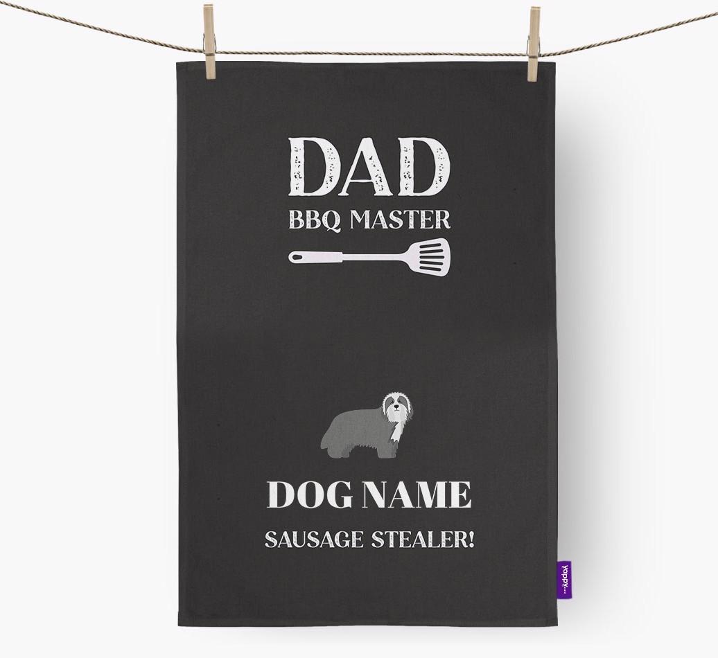 BBQ Master: Personalised {breedFullName} Tea Towel