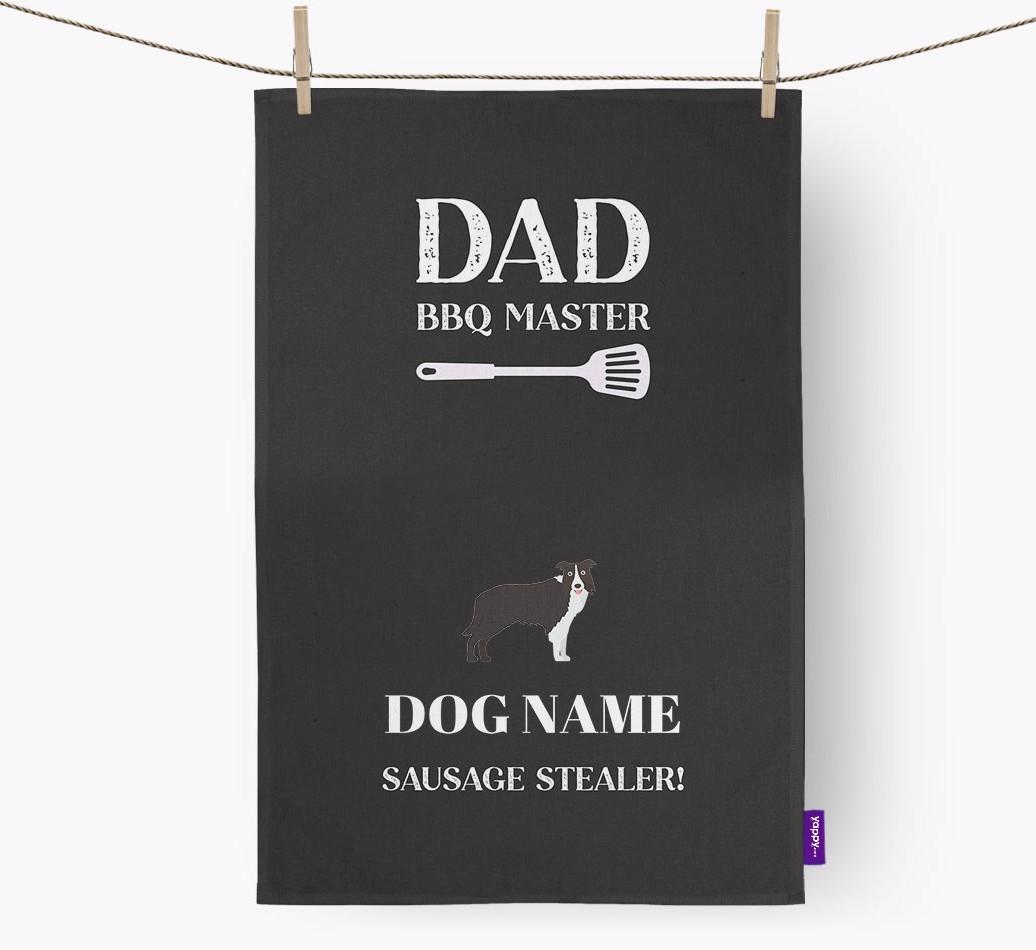 BBQ Master: Personalised {breedFullName} Tea Towel