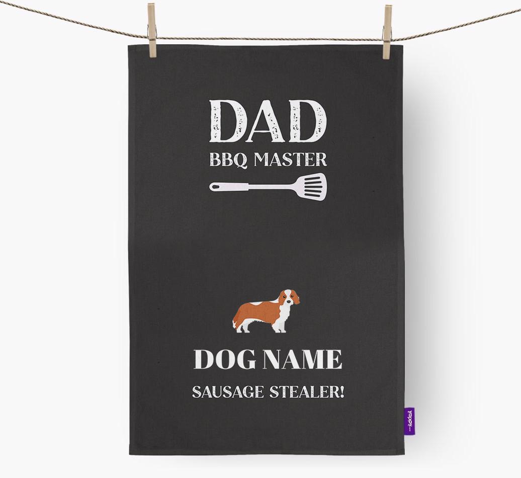 BBQ Master: Personalised {breedFullName} Tea Towel