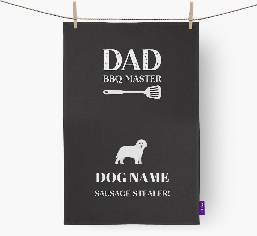 BBQ Master: Personalised {breedFullName} Tea Towel