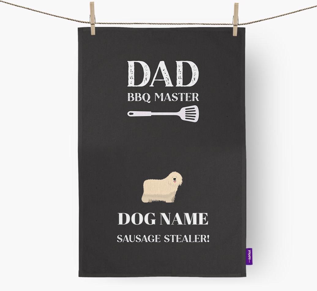 BBQ Master: Personalised {breedFullName} Tea Towel
