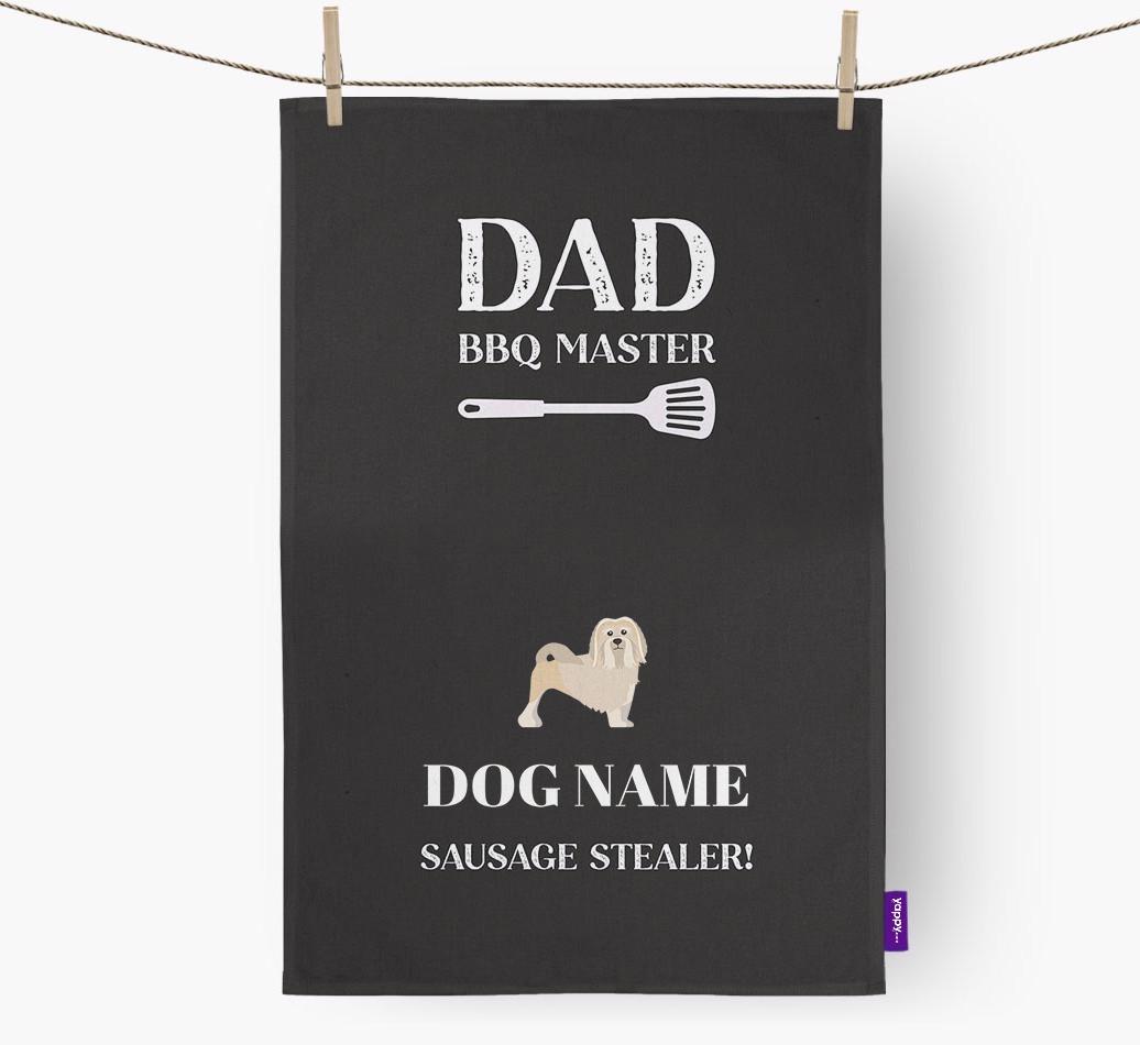 BBQ Master: Personalised {breedFullName} Tea Towel