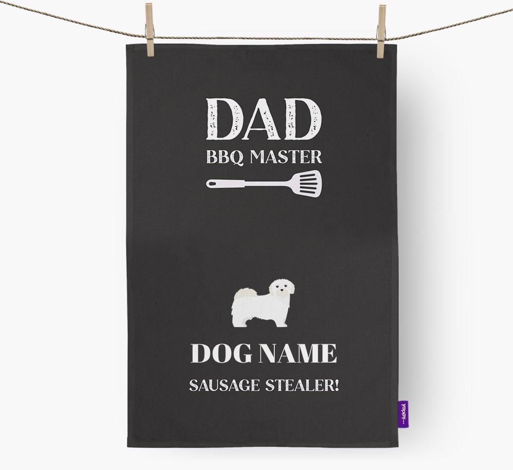 BBQ Master: Personalised {breedFullName} Tea Towel