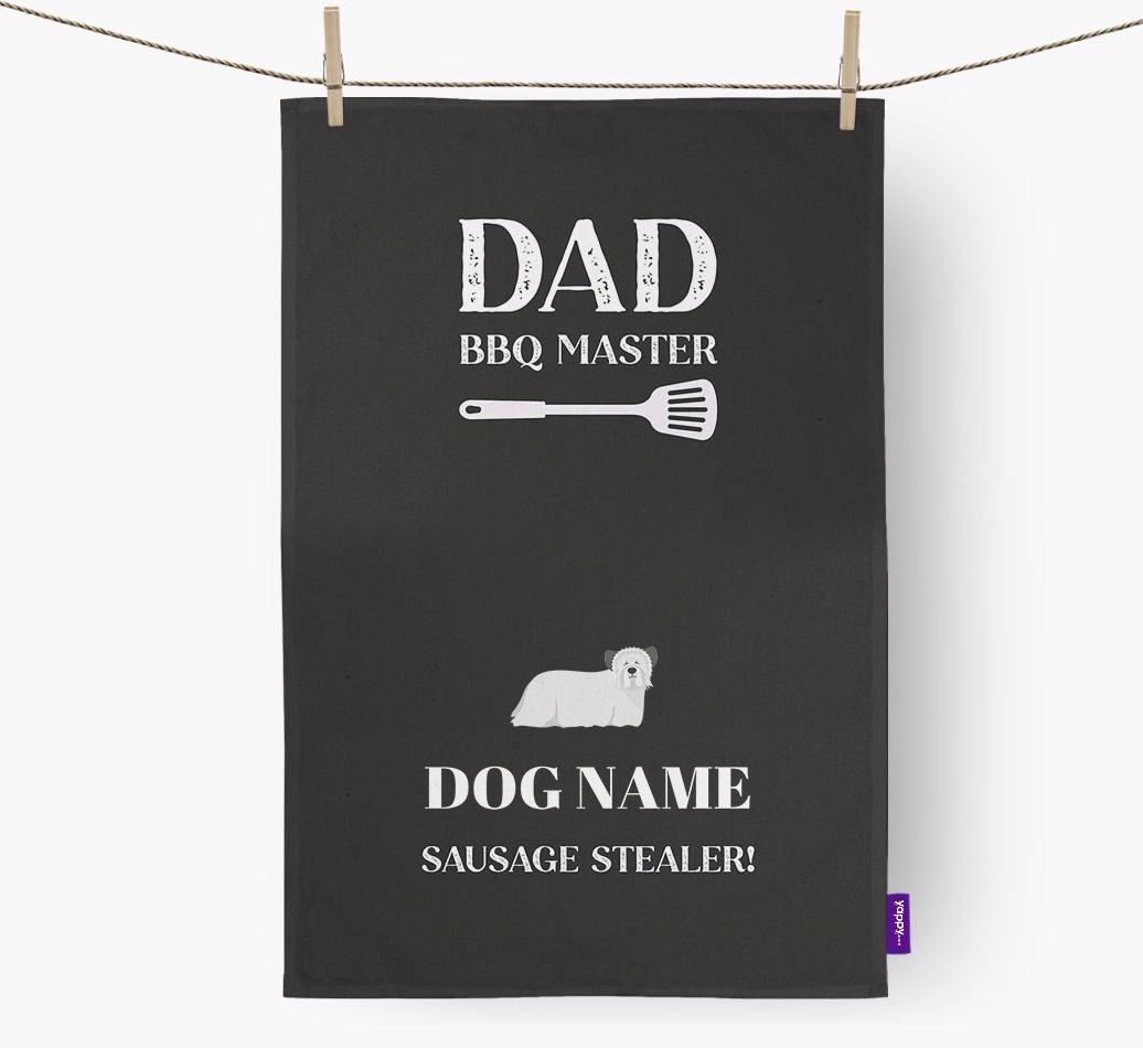 BBQ Master: Personalised {breedFullName} Tea Towel